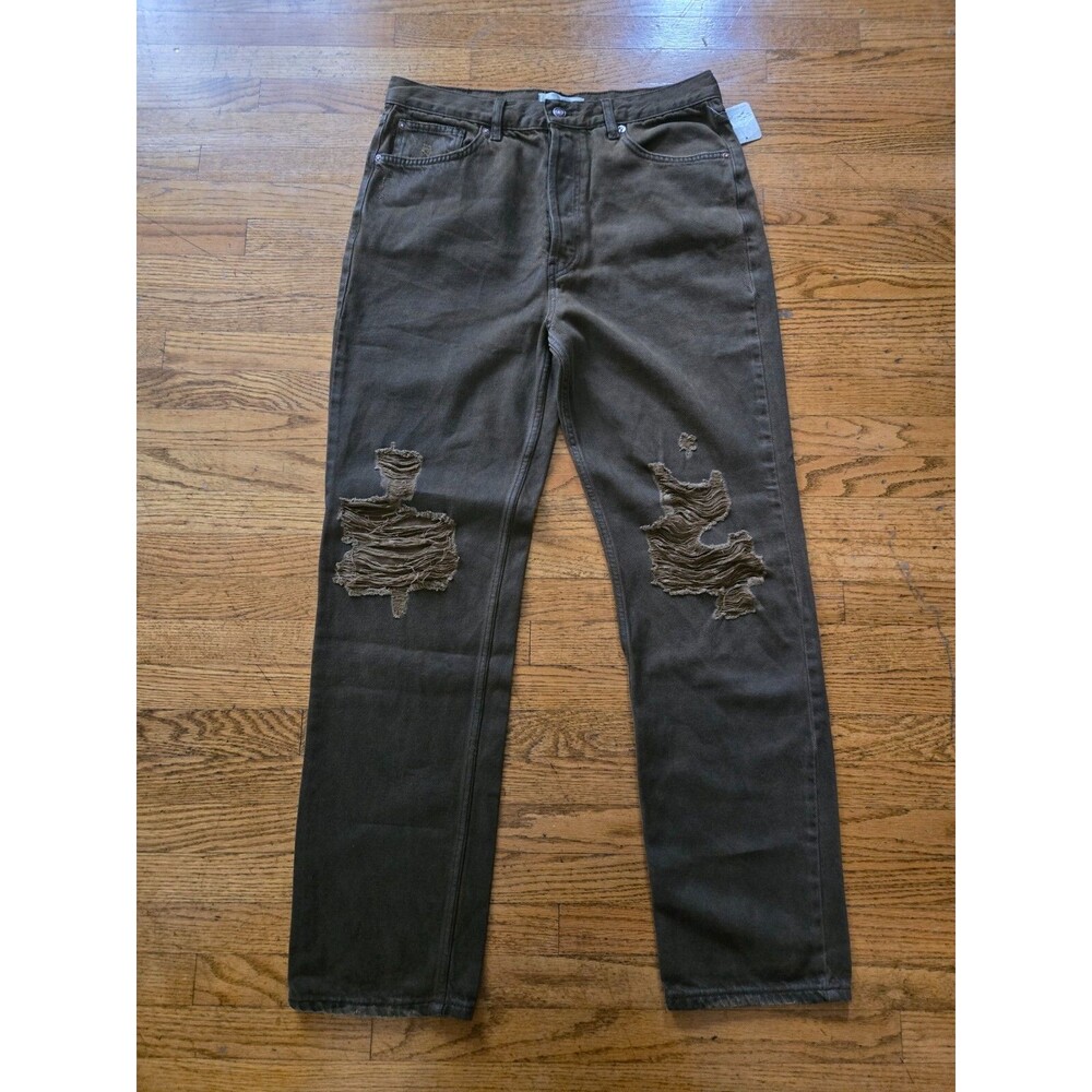 Free People We the Free The Lasso High Waist Straight Jeans size 32 NWT - Picture 2 of 10